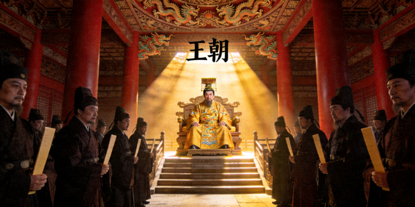 历史剧《王朝》剧照，古代宫廷朝堂场景